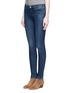 Front View - Click To Enlarge - J BRAND - 'Super Skinny' whiskered jeans