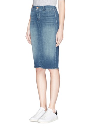 Front View - Click To Enlarge - J BRAND - 'Willa' denim pencil skirt