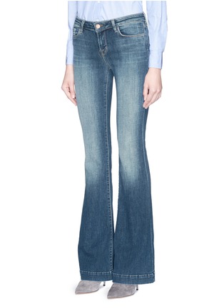 Front View - Click To Enlarge - J BRAND - 'Another Love Story' mid rise kick flare jeans