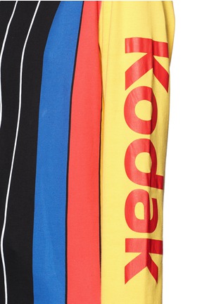 Detail View - Click To Enlarge - OPENING CEREMONY - Kodak stripe T-shirt