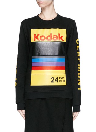Main View - Click To Enlarge - OPENING CEREMONY - 'Kodak' print cotton sweatshirt