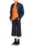 Figure View - Click To Enlarge - OPENING CEREMONY - Scribble jacquard varsity jacket