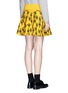 Back View - Click To Enlarge - OPENING CEREMONY - Daisy scribble dense knit flare skirt