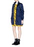 Figure View - Click To Enlarge - OPENING CEREMONY - Daisy scribble dense knit flare dress