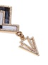 Detail View - Click To Enlarge - LULU FROST - 'Ravenna' crystal pavé stone mosaic drop earrings