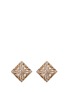 Main View - Click To Enlarge - LULU FROST - 'Apex' crystal pavé pyramid stud earrings