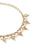 Detail View - Click To Enlarge - LULU FROST - 'Istria' crystal pavé arrow glass dome necklace