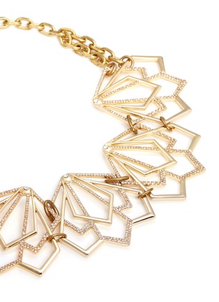 Detail View - Click To Enlarge - LULU FROST - 'Portico' crystal pavé cutout choker necklace