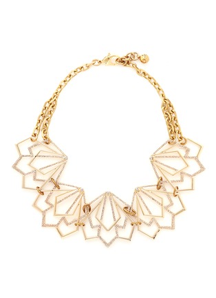 Main View - Click To Enlarge - LULU FROST - 'Portico' crystal pavé cutout choker necklace