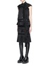 Figure View - Click To Enlarge - SACAI - Braided stripe Fortuny pleat skirt