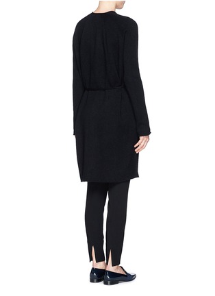 Back View - Click To Enlarge - THE ROW - 'Kilta' drape front cashmere cardigan