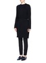 Front View - Click To Enlarge - THE ROW - 'Kilta' drape front cashmere cardigan