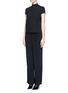Figure View - Click To Enlarge - THE ROW - 'Malaika' stretch scuba jersey top