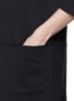 Detail View - Click To Enlarge - THE ROW - 'Raylen' patch pocket scuba jersey dress
