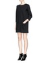 Figure View - Click To Enlarge - THE ROW - 'Raylen' patch pocket scuba jersey dress