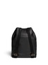 Back View - Click To Enlarge - THE ROW - Grainy leather drawstring backpack