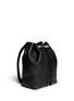Front View - Click To Enlarge - THE ROW - Grainy leather drawstring backpack
