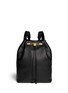 Main View - Click To Enlarge - THE ROW - Grainy leather drawstring backpack