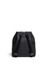Back View - Click To Enlarge - THE ROW - Grainy leather drawstring bucket backpack