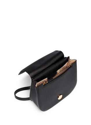 Detail View - Click To Enlarge - THE ROW - 'Hunting' large grainy leather shoulder bag