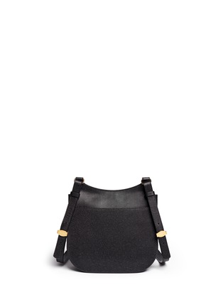 Back View - Click To Enlarge - THE ROW - 'Hunting' small grainy leather shoulder bag