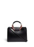 Main View - Click To Enlarge - THE ROW - 'Classic' wooden handle leather box bag