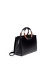 Figure View - Click To Enlarge - THE ROW - 'Classic' wooden handle leather box bag