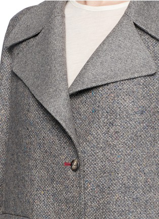Detail View - Click To Enlarge - THE ROW - 'Sonja' virgin wool-silk tweed coat