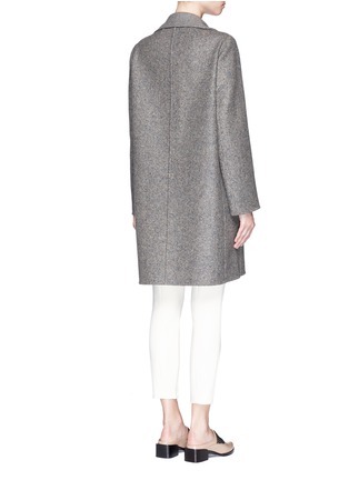 Back View - Click To Enlarge - THE ROW - 'Sonja' virgin wool-silk tweed coat