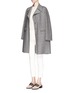 Figure View - Click To Enlarge - THE ROW - 'Sonja' virgin wool-silk tweed coat