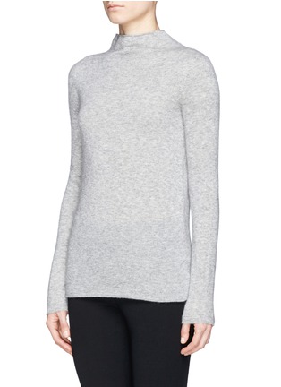 Front View - Click To Enlarge - THE ROW - 'Andra' cashmere-silk high collar sweater