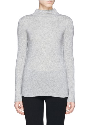 Main View - Click To Enlarge - THE ROW - 'Andra' cashmere-silk high collar sweater