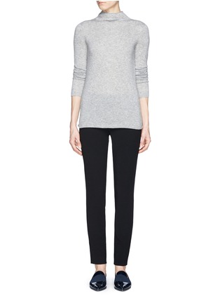 Figure View - Click To Enlarge - THE ROW - 'Andra' cashmere-silk high collar sweater