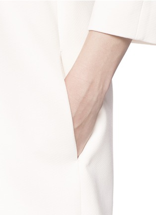 Detail View - Click To Enlarge - THE ROW - 'Orga' cady front zip dress
