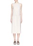 Main View - Click To Enlarge - THE ROW - 'Ron' belted stretch scuba dress