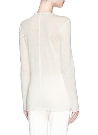Back View - Click To Enlarge - THE ROW - 'Helene' cashmere T-shirt