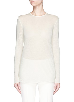 Main View - Click To Enlarge - THE ROW - 'Helene' cashmere T-shirt