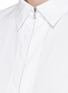 Detail View - Click To Enlarge - THE ROW - 'Mira' zip cotton poplin shirt dress