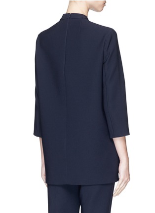 Back View - Click To Enlarge - THE ROW - 'Cayla' mock neck stretch scuba top