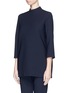 Front View - Click To Enlarge - THE ROW - 'Cayla' mock neck stretch scuba top