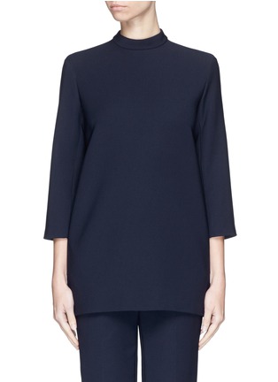 Main View - Click To Enlarge - THE ROW - 'Cayla' mock neck stretch scuba top