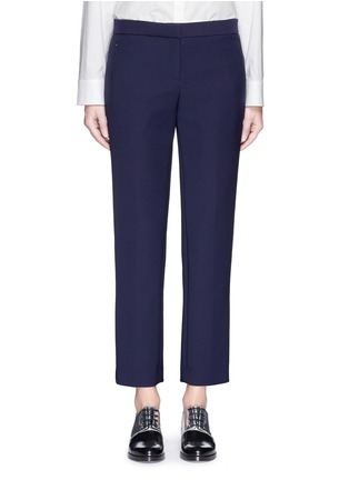Main View - Click To Enlarge - THE ROW - 'Tane' double cotton scuba cropped pants