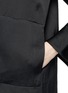 Detail View - Click To Enlarge - THE ROW - 'Jones' stitch detail linen sateen jacket
