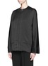 Front View - Click To Enlarge - THE ROW - 'Jones' stitch detail linen sateen jacket