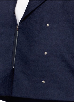 Detail View - Click To Enlarge - THE ROW - 'Aley' bell sleeve wool melton jacket