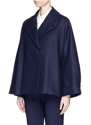 Front View - Click To Enlarge - THE ROW - 'Aley' bell sleeve wool melton jacket