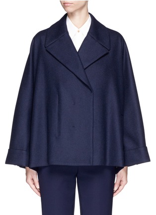 Main View - Click To Enlarge - THE ROW - 'Aley' bell sleeve wool melton jacket
