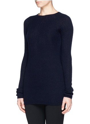 Front View - Click To Enlarge - THE ROW - 'Tilly' cashmere rib knit sweater