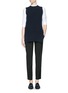 Figure View - Click To Enlarge - THE ROW - 'Tippi' merino wool-cashmere rib knit top