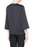 Back View - Click To Enlarge - THE ROW - 'Emka' linen blend satin top